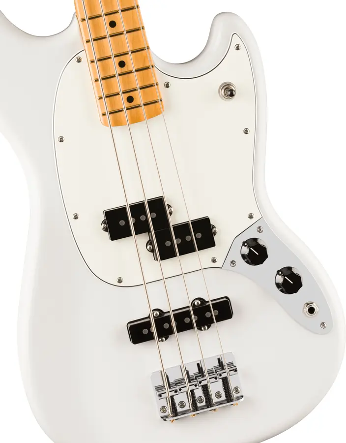 Fender Player II Mustang Bass PJ MN, Polar White 