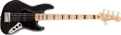 Squier Affinity Active Jazz Bass V MN, Black Metallic