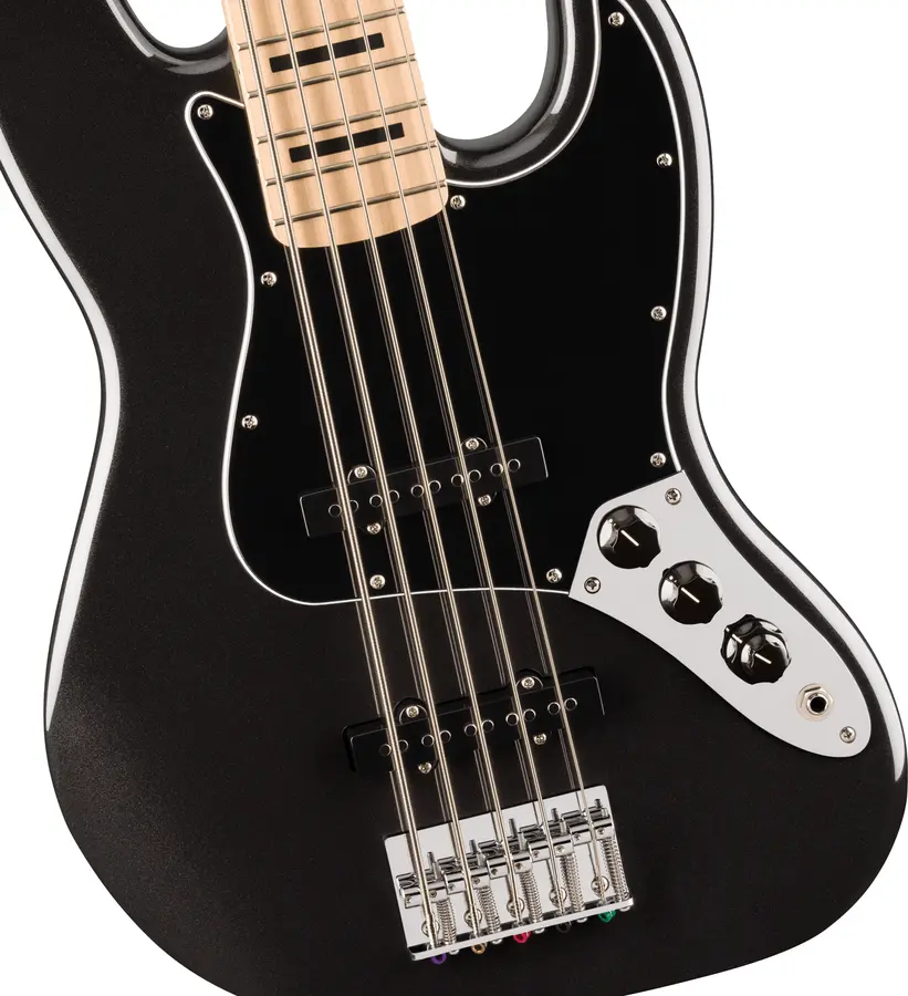 Squier Affinity Active Jazz Bass V MN, Black Metallic 