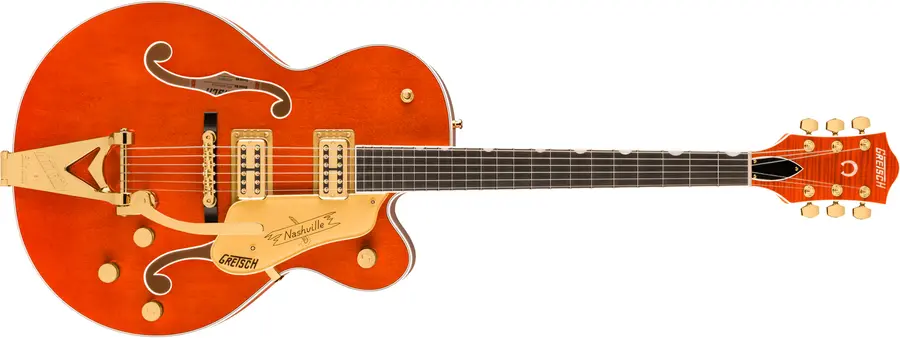 Gretsch Nashville Hollow Body String-Thru Bigsby, EB, Orange Stain 