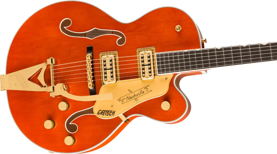 Gretsch Nashville Hollow Body String-Thru Bigsby, EB, Orange Stain 