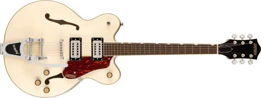 Gretsch G2622T Streamliner Center Block DC Bigsby, LF, Broad’Tron, Vintage White 