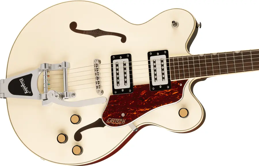 Gretsch G2622T Streamliner Center Block DC Bigsby, LF, Broad’Tron, Vintage White 