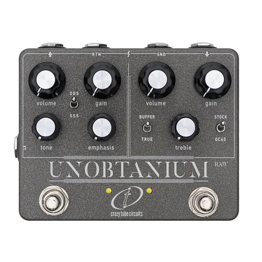 Crazy Tube Circuits Unobtanium Raw Overdrive / Amp-in-a-box Pedal 