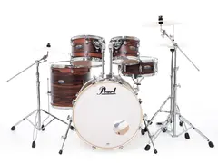 Pearl Decade Maple 22" 5pc Drum Set w/HW Matte Dark Walnut