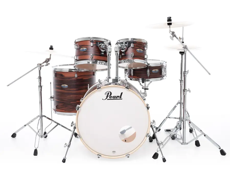 Pearl Decade Maple 22" 5pc Drum Set w/HW Matte Dark Walnut 