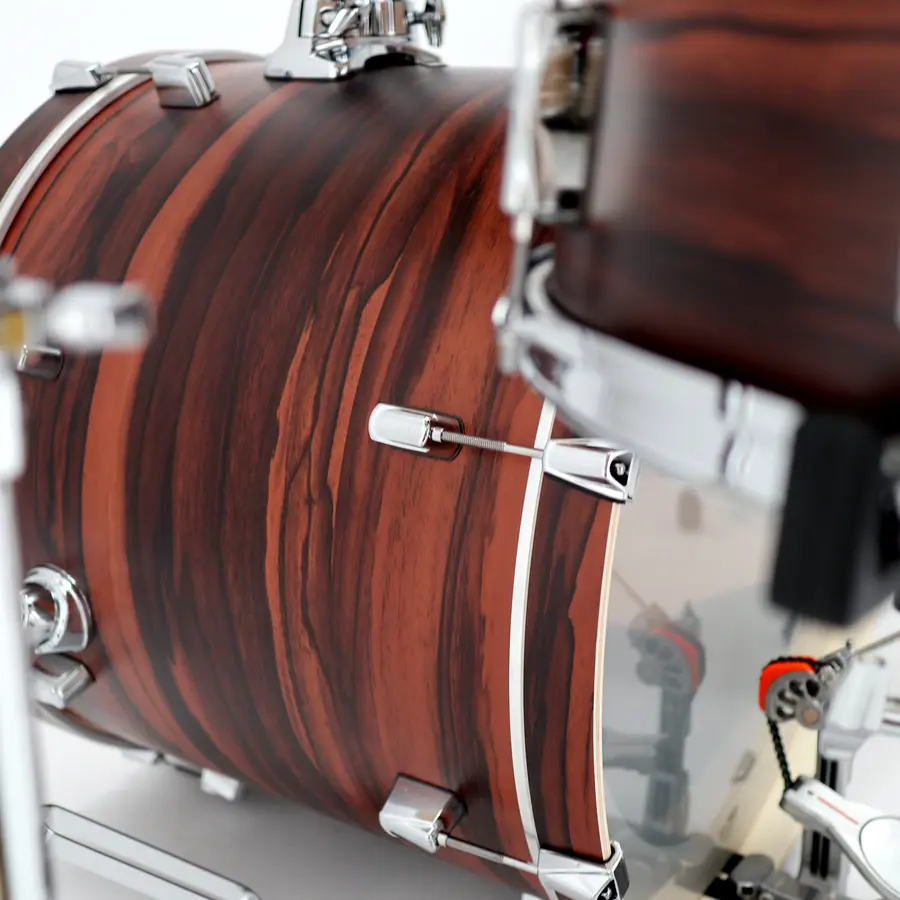 Pearl Decade Maple 22" 5pc Drum Set w/HW Matte Dark Walnut 