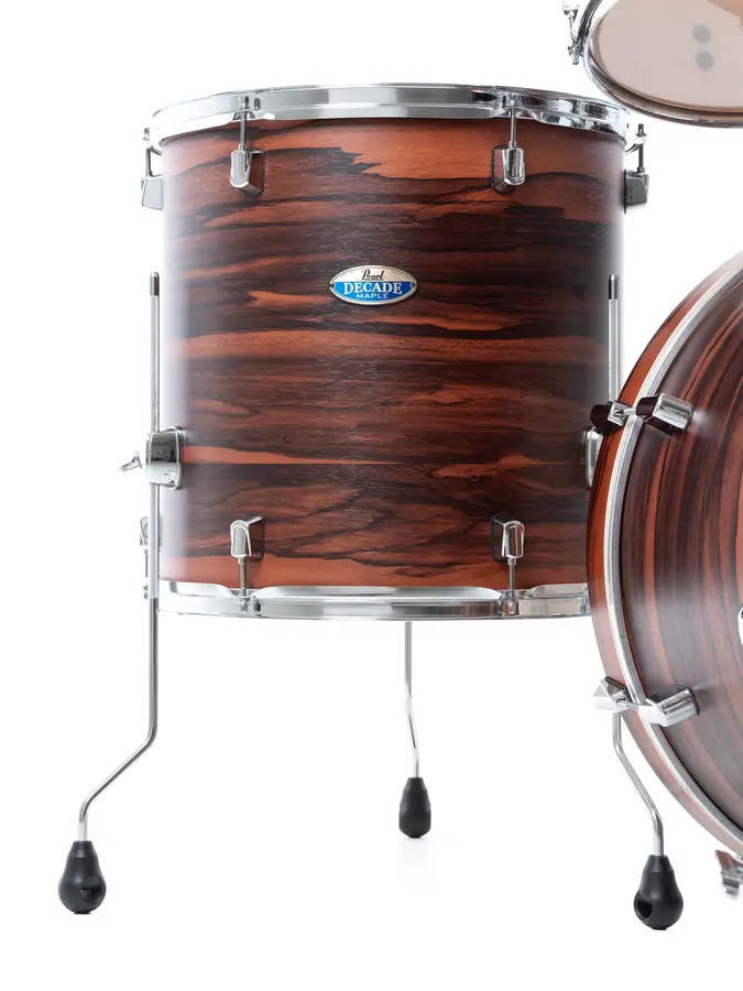 Pearl Decade Maple 22" 5pc Drum Set w/HW Matte Dark Walnut 