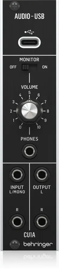 Behringer CU1A 2 in/2 out USB/Audio Interface for Eurorack 