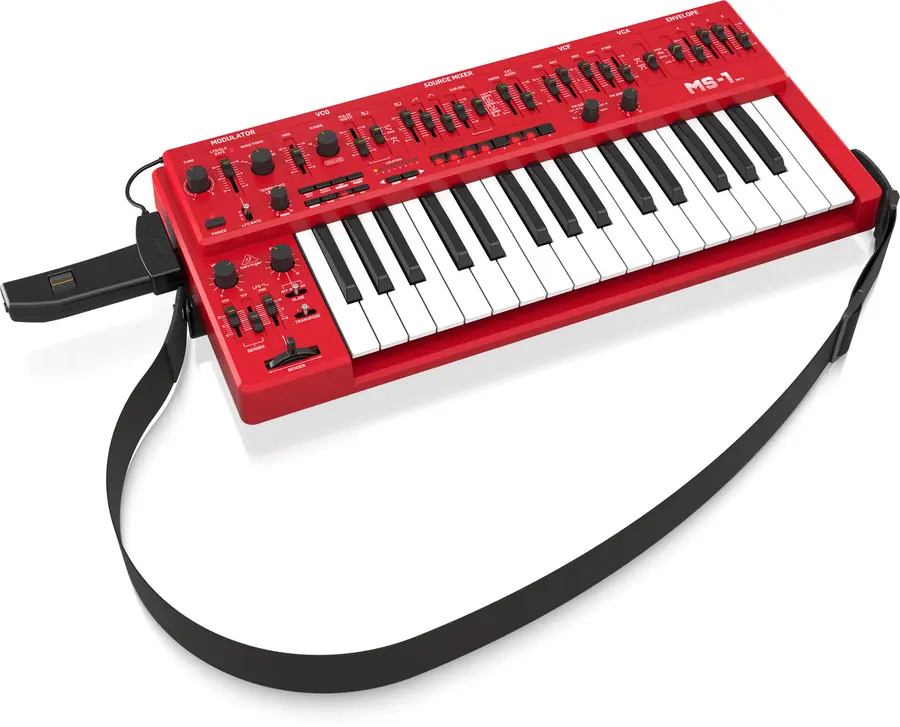Behringer MS-1 MK II Red Analog Synthesizer 