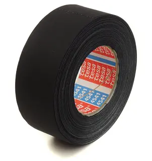 TESA 4541 Tekstiltape, ubehandlet 50mm x 50m, sort