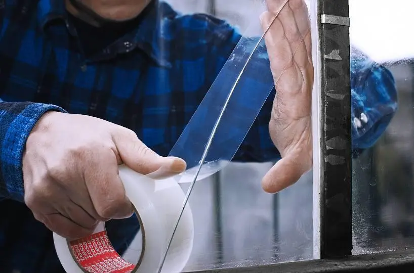 TESA 4668 PE Byggtape 50mm x 33m, transparent 