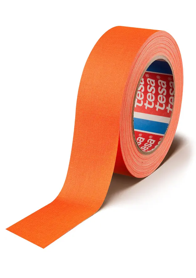 TESA 4671 Highlight gaffa 25mm x 25m, fluoriserende oransje 
