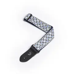 D'Addario 15UKE01 Axelband Ukulele 1,5 Nylon - Blue Flowers