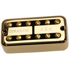 Dimarzio DP294FGBK Pickup PAFTRON Bridge, F-spaced, Gold/Black Insert