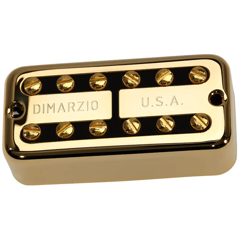 Dimarzio DP294FGBK Pickup PAFTRON Bridge, F-spaced, Gold/Black Insert 