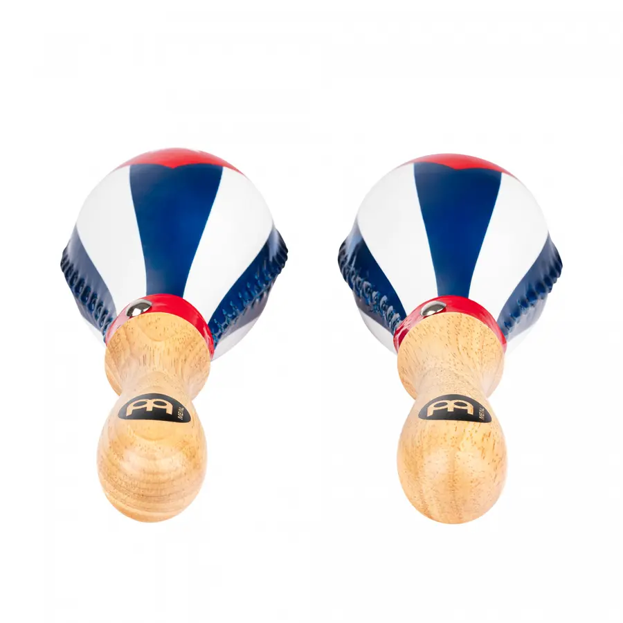 Meinl MSM3CU Maracas Rawhide Traditional Cuba Flag 