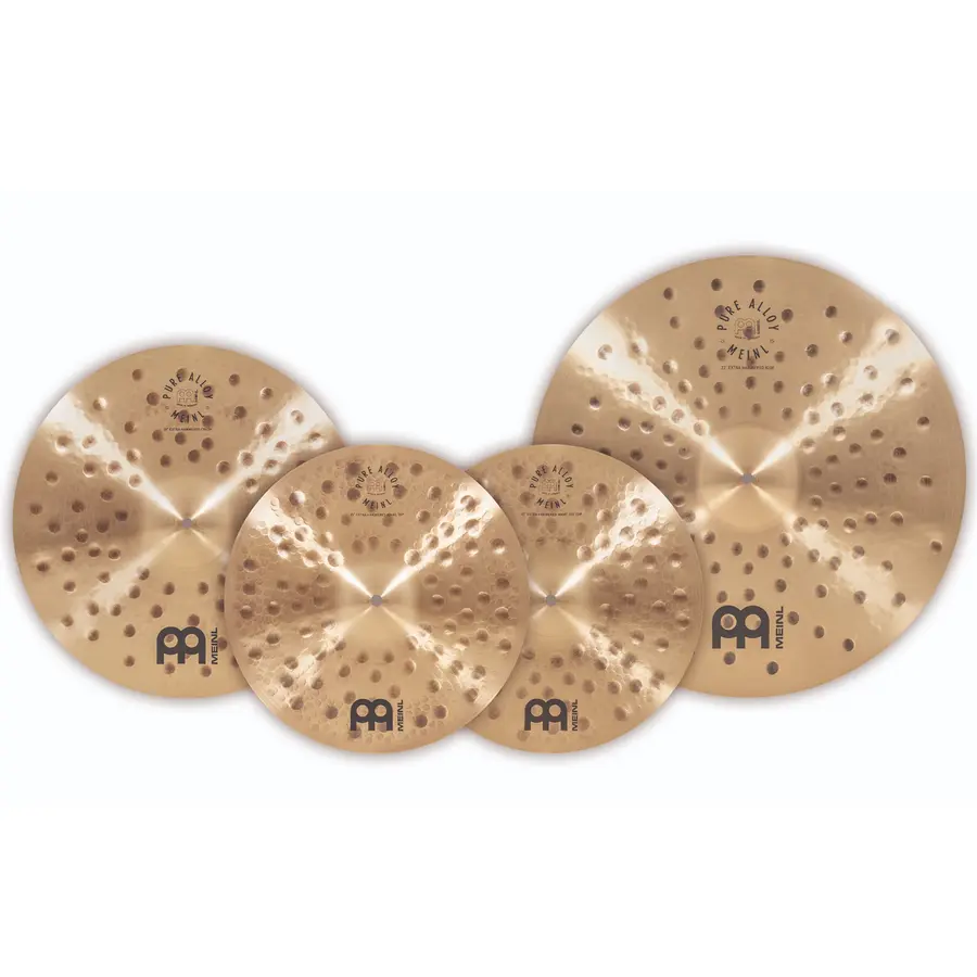 Meinl PA-CS1 Pure Alloy Cymbal-set X-Hammered, 15H/18C/22 