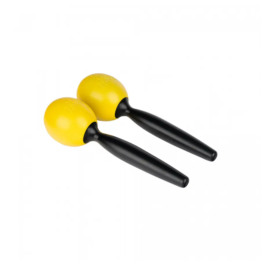 NINO PERCUSSION NINO575Y Maracas, medium, Yellow 