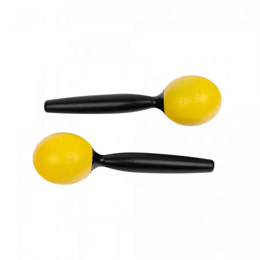 NINO PERCUSSION NINO575Y Maracas, medium, Yellow 