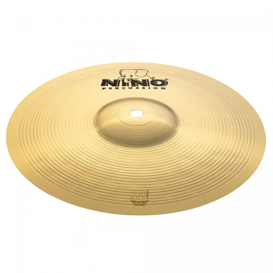 NINO PERCUSSION NINO-BR254 Marsch cymbal, Brass 10/ 25 cm 