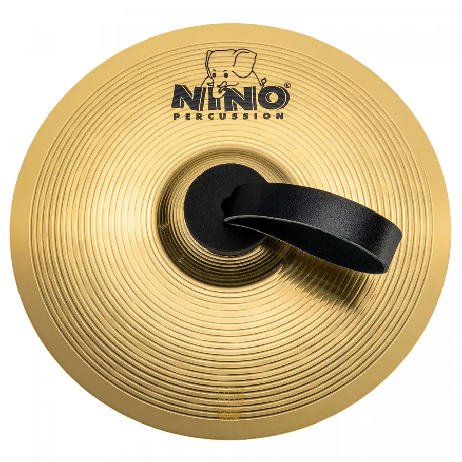 NINO PERCUSSION NINO-BR254 Marsch cymbal, Brass 10/ 25 cm 