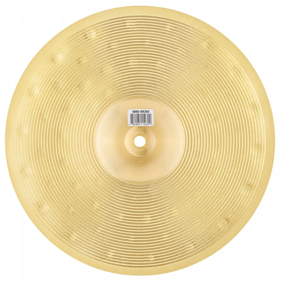 NINO PERCUSSION NINO-BR305 Marsch cymbal, Brass 12/ 30 cm 