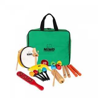 NINO PERCUSSION NINOSET16 Mixed Rhythm Set, 16 pcs