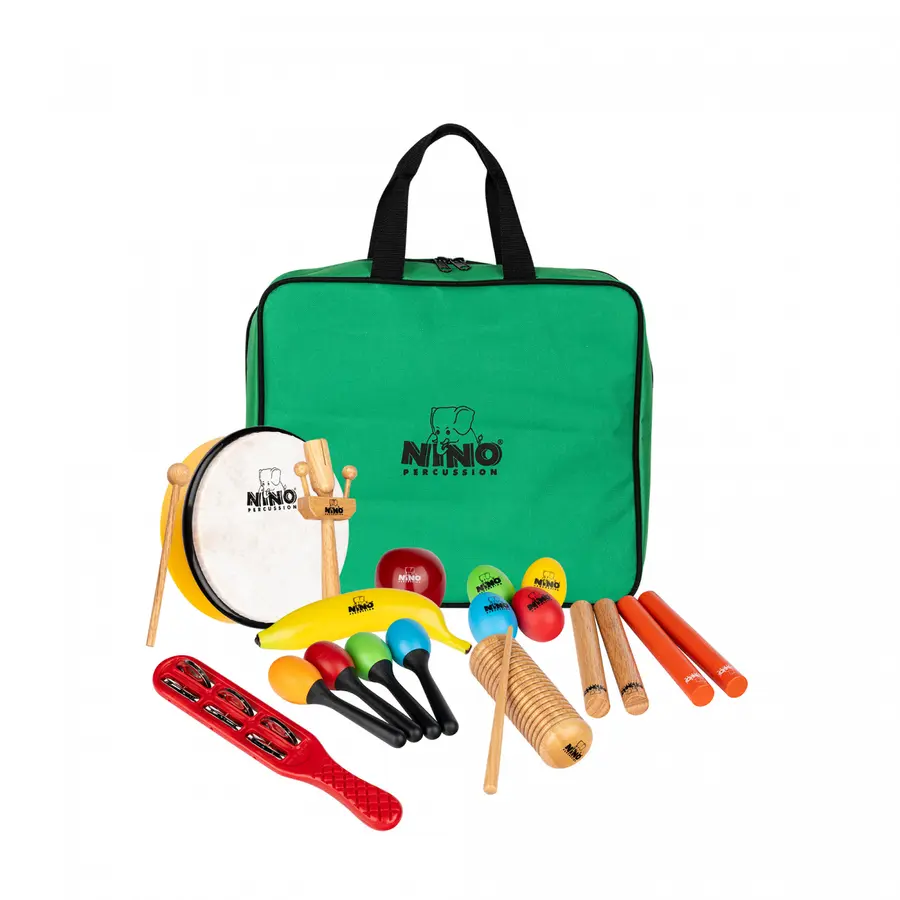 NINO PERCUSSION NINOSET16 Mixed Rhythm Set, 16 pcs 