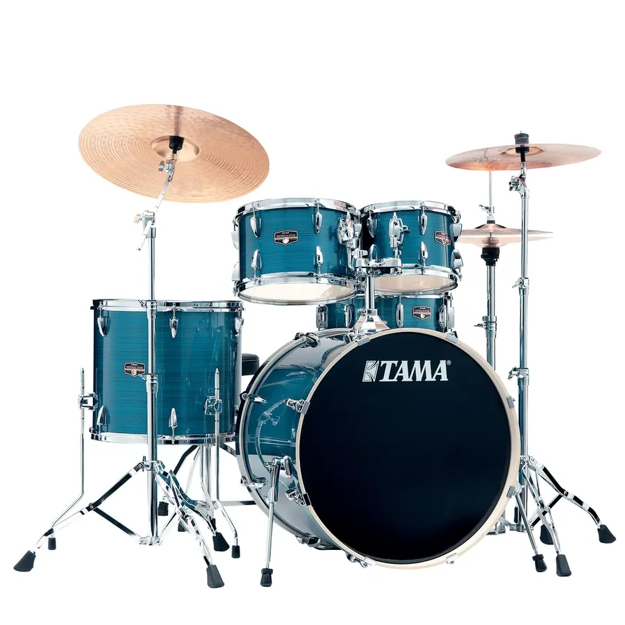 Tama IP52H6WC-HLB Imperialstar 5-del 22 Komplett sett m. cymb.Hairline Blue 