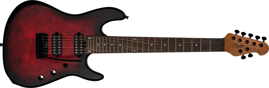 Sterling by Music Man Richardson7 Dark Scarlet Burst Satin 