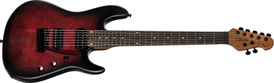 Sterling by Music Man Richardson7 Dark Scarlet Burst Satin 