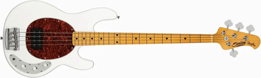 Sterling By Music Man StingRay Classic Ray24CA Olympic White 