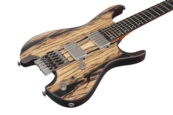 Ibanez Q52PE-NTF El-gitar med gigbag Headless 