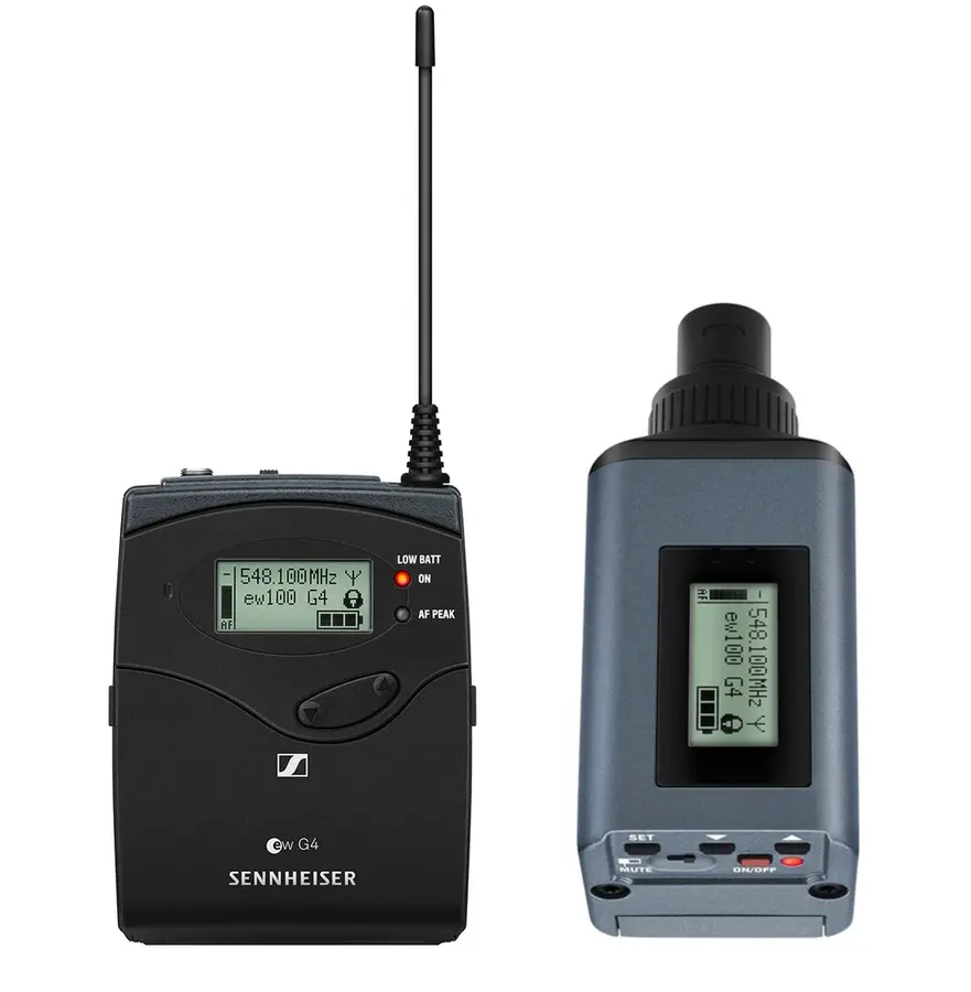 Sennheiser ew 100P G4-E Intervjukit EK100 kameramottaker og SKP100 sender 