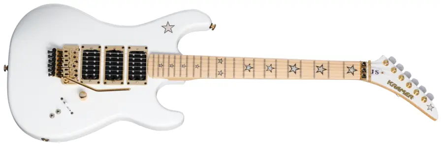 Kramer Jersey Star White Pearl Inkl. Premium Gig Bag 