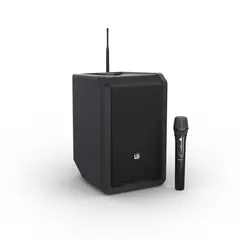 LD Systems ANNY 8 HHD B5 Kompakt-PA Stage Black, med håndholdt mikrofon