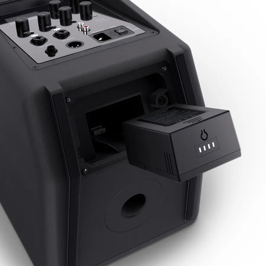LD Systems ANNY 8 HHD B5 Kompakt-PA Stage Black, med håndholdt mikrofon 