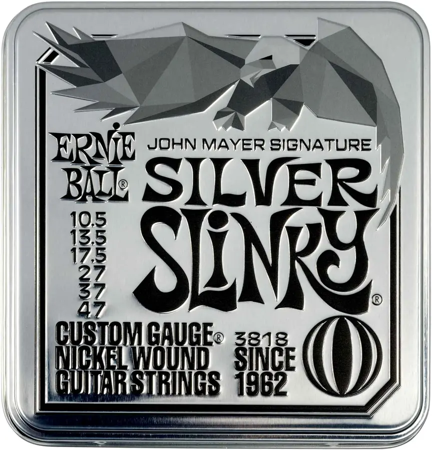 Ernie Ball 3818 John Mayer Silver Slinky 