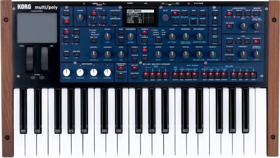 Korg multi/poly Analog Modeling Synthesizer 