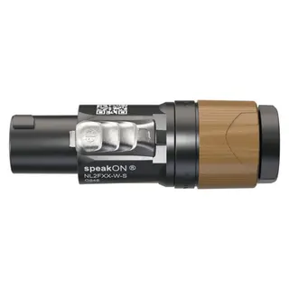 Neutrik NL2FXX-W-S-D Speakon plugg 2P Hun bulk à 100stk