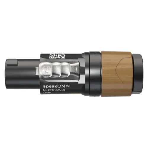 Neutrik NL2FXX-W-S-D Speakon plugg 2P Hun bulk à 100stk 