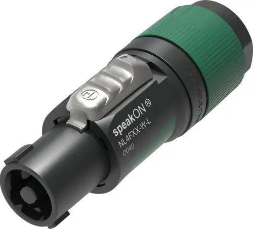 Neutrik NL4FXX-W-L Speakon plug 4P 10-16mm Hun Bulk 100stk 