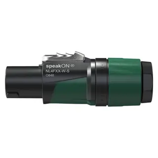 Neutrik NL4FXX-W-S-D Speakon plugg 4P Hun 6-12mm bulk 100stk