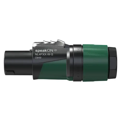 Neutrik NL4FXX-W-S-D Speakon plugg 4P Hun 6-12mm bulk 100stk 