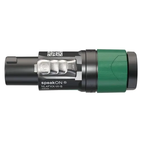 Neutrik NL4FXX-W-S-D Speakon plugg 4P Hun 6-12mm bulk 100stk 
