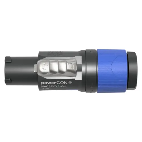Neutrik Powercon NAC3FXXA-W-L Til kabel inlet 10-16mm blå 