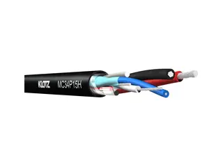 Klotz media control100 Ohm 1x2x0.34mm2 DC power Eca FRNC