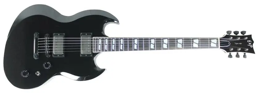 ESP USA Viper BH EMG Sapphire Black Metallic 