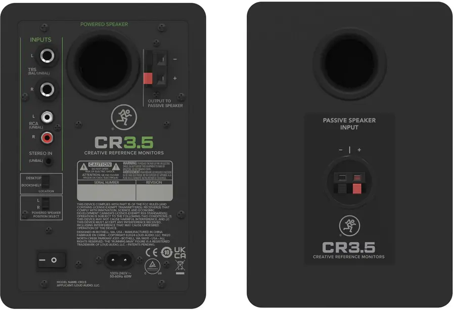 Mackie CR35BT 3.5" Studiomonitorer (Pris per par) 